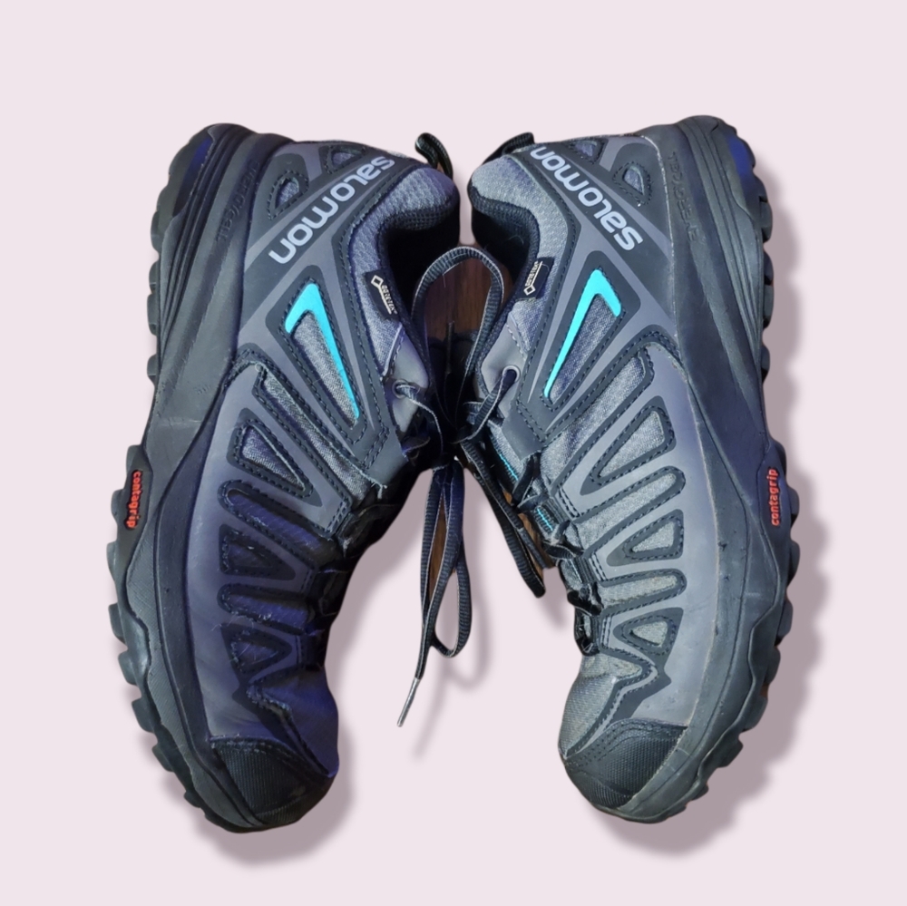 Salomon X Crest Gore-Tex Waterproof Hiking Shoes Women Sz 8.5